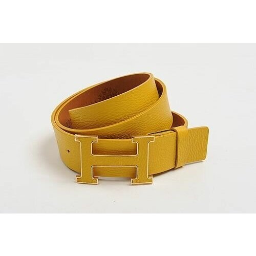 фото Ремень olio rosti, размер 120, желтый