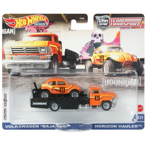 Модель коллекционная Hot Wheels Car Culture Team Transport Premium Volkswagen Baja Bug Horizon Hauler