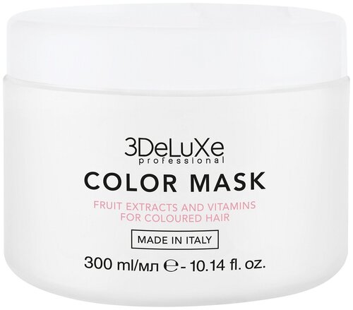 Маска 3 Deluxe Professional Color Mask для окрашенных волос, 300 мл.