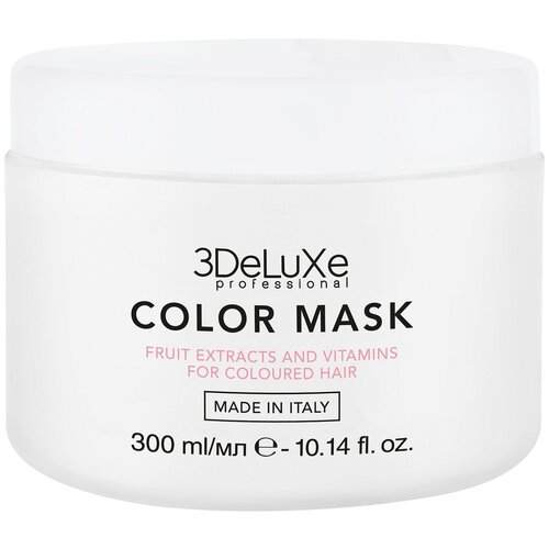 Маска 3 Deluxe Professional Color Mask для окрашенных волос, 300 мл. маска для окрашенных волос 3deluxe professional color mask 300 мл