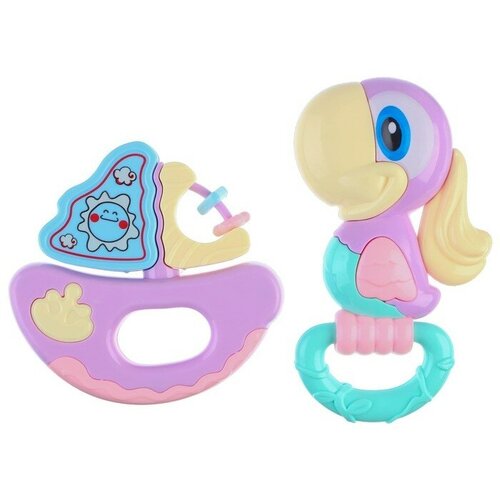 Набор погремушек Счастливый малыш 2 шт Крошка Я 610₽