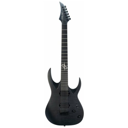 Solar Guitars A2.6FBB Baritone элетрогитара баритон, цвет чёрный бёрст