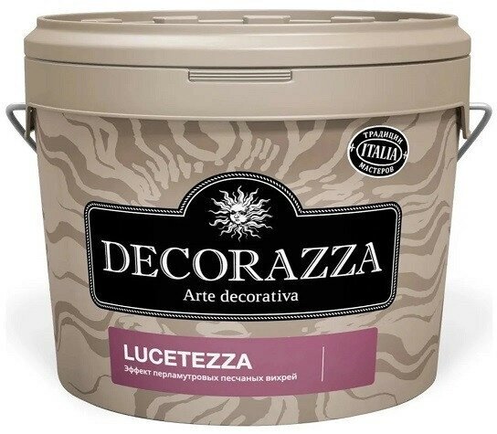 Decorazza Декоративное покрытие Luceteza Argento LC001, 1кг