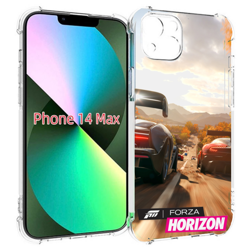 Чехол MyPads Forza Horizon для iPhone 14 Plus (6.7) задняя-панель-накладка-бампер чехол mypads forza horizon 4 для iphone 14 pro max задняя панель накладка бампер