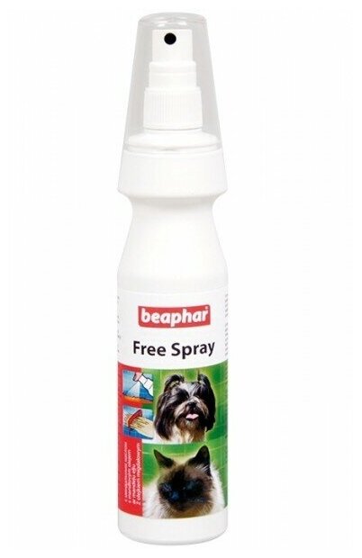 Cпрей Free Spray от колтунов для собак и кошек 150мл - фотография № 9