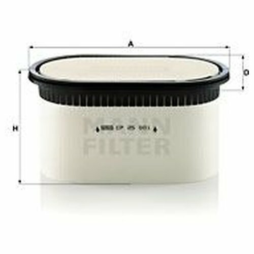 Фильтр воздушный MANN-FILTER CP 29 550, 195 мм, 294 мм