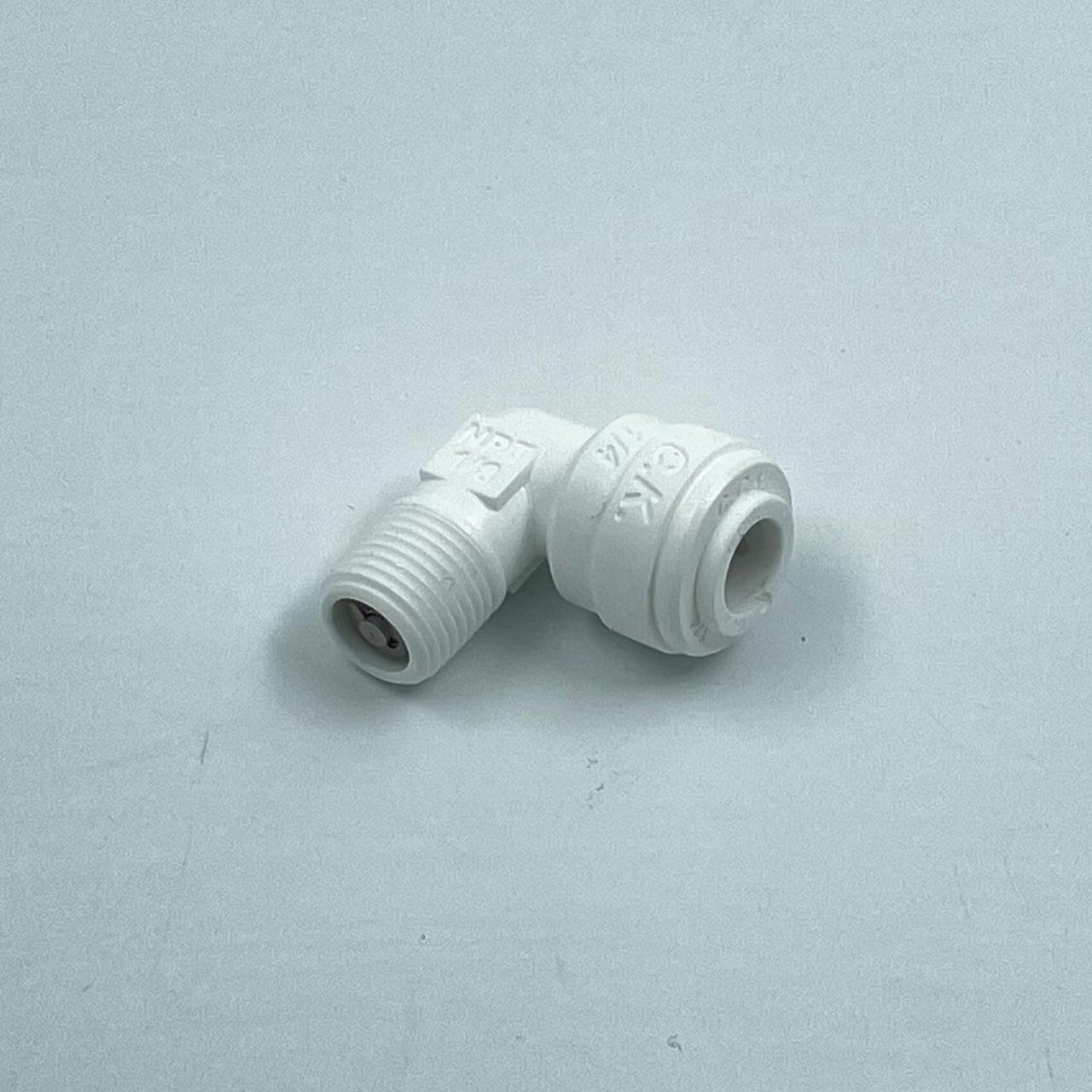 Обратный клапан угловой для фильтра (трубка 1/4"- наруж. резьба 1/8"), совместим с Nature Water, Гейзер, Барьер, Аквафор, AquaPro, Raifil, Atoll — фото 2