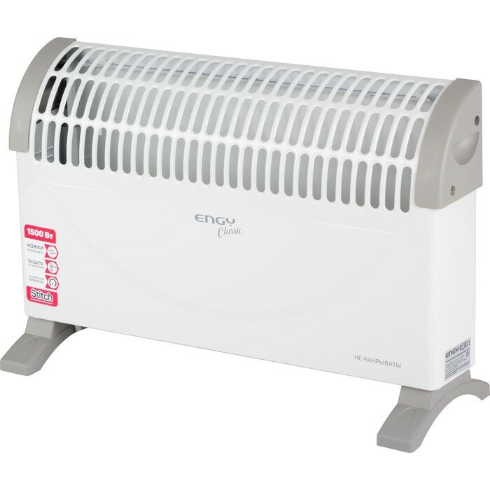 Engy Обогреватель ENGY EN-1500A classic конвекторный 1500 Вт 20 м² белый