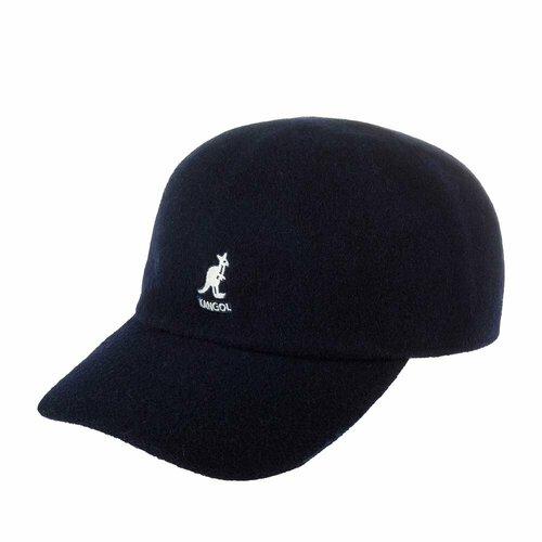 фото Бейсболка kangol, размер 59, синий