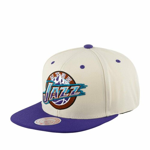 фото Бейсболка mitchell & ness, размер onesize, белый