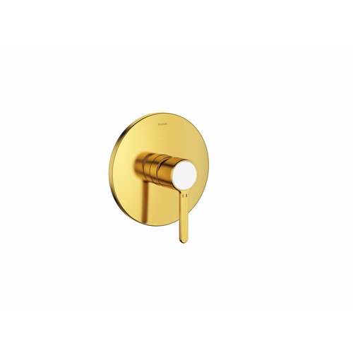 Moonlight, смеситель для ванны/душа, встраиваемый в стену, 1 выход, брашированное золото (Внутренний элемент в комплекте)