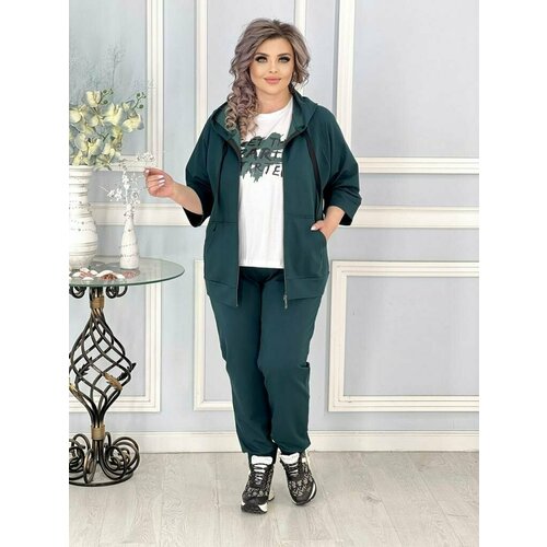 фото Костюм, размер 50, зеленый luck mad