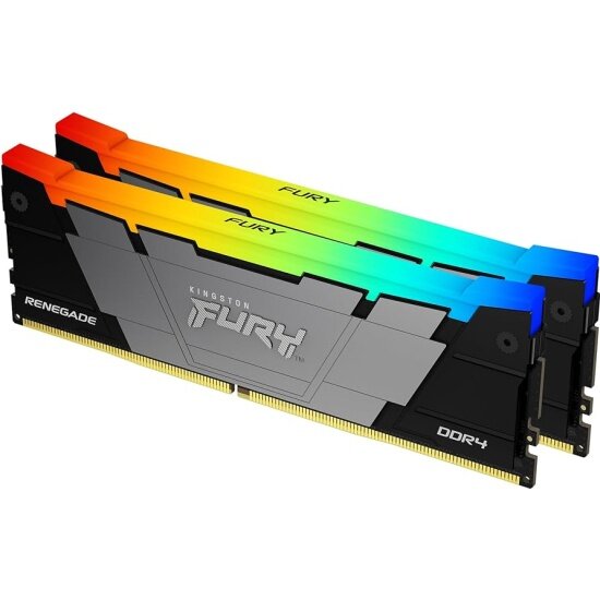 Оперативная память Kingston DIMM DDR4 32GB(2х16Gb) 3600Mhz CL16 FURY Renegade RGB (KF436C16RB12AK2/32)