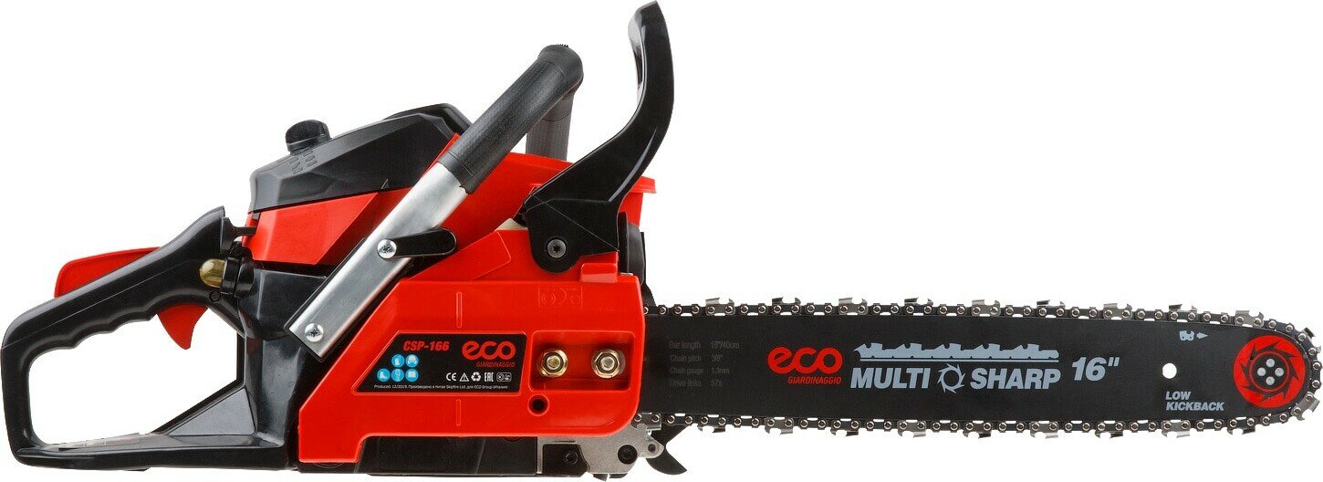 Бензопила ECO CSP-166, антивибрация, мощность 1600 Вт, 40 см — фото 1