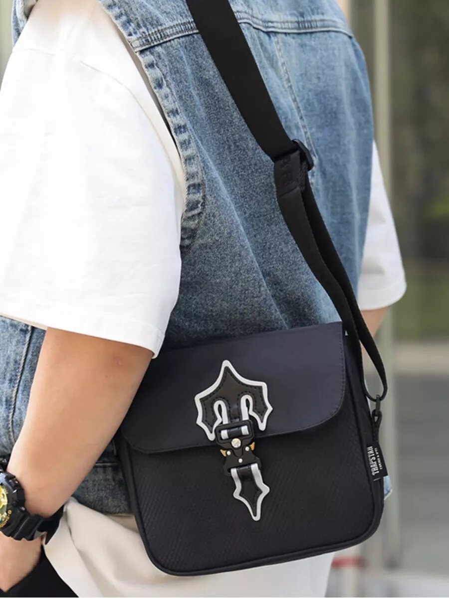 Сумка кросс-боди TRAPSTAR, белый/черный