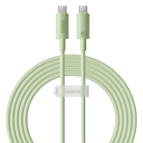 Кабель Baseus P10360202631-00 Habitat Series Fast Charging Cable Type-C to Type-C 100W 1m Natural Green