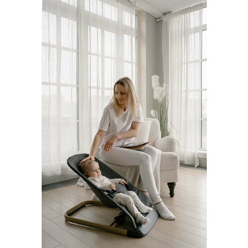 Кресло-шезлонг BABYROX с игрушкой Comfort Mesh R600. GR