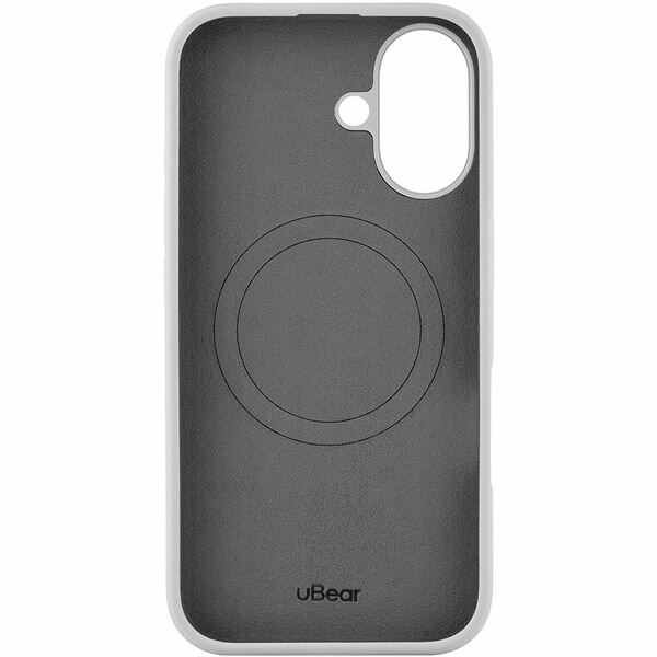 Чехол uBear "Touch Mag Case" для Apple iPhone 16, пластик, Gray — фото 1