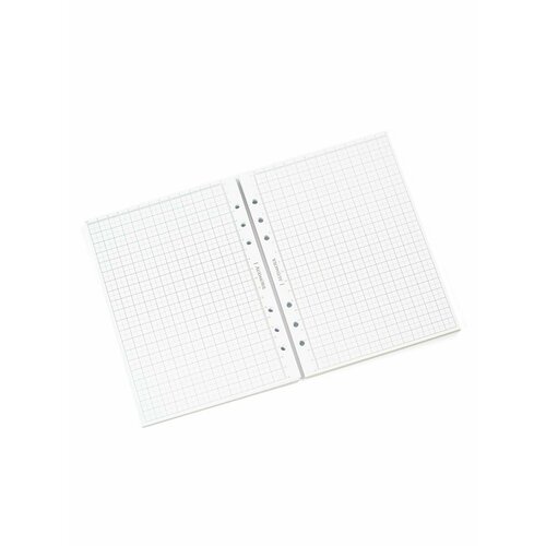 Сменный блок листов для блочной тетради А5 в клетку на 6 колец Подходит для ежедневников и тетрадей J Audmorr 670₽