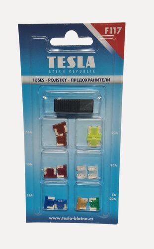 Изображение товара Предохранители штыревые MICRO F117 набор (5А-1шт,7.5А-2шт,10А-2шт,15А-2шт,20А-2шт,25А-2шт,30А-1шт)