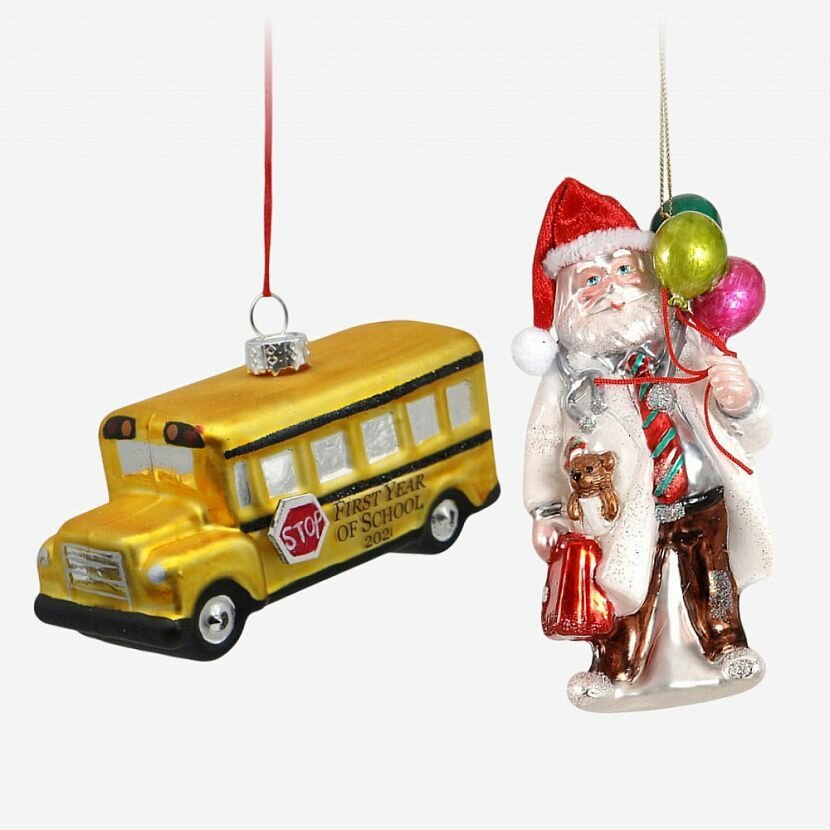 Doctor Santa II Набор ёлочных игрушек 2 шт.