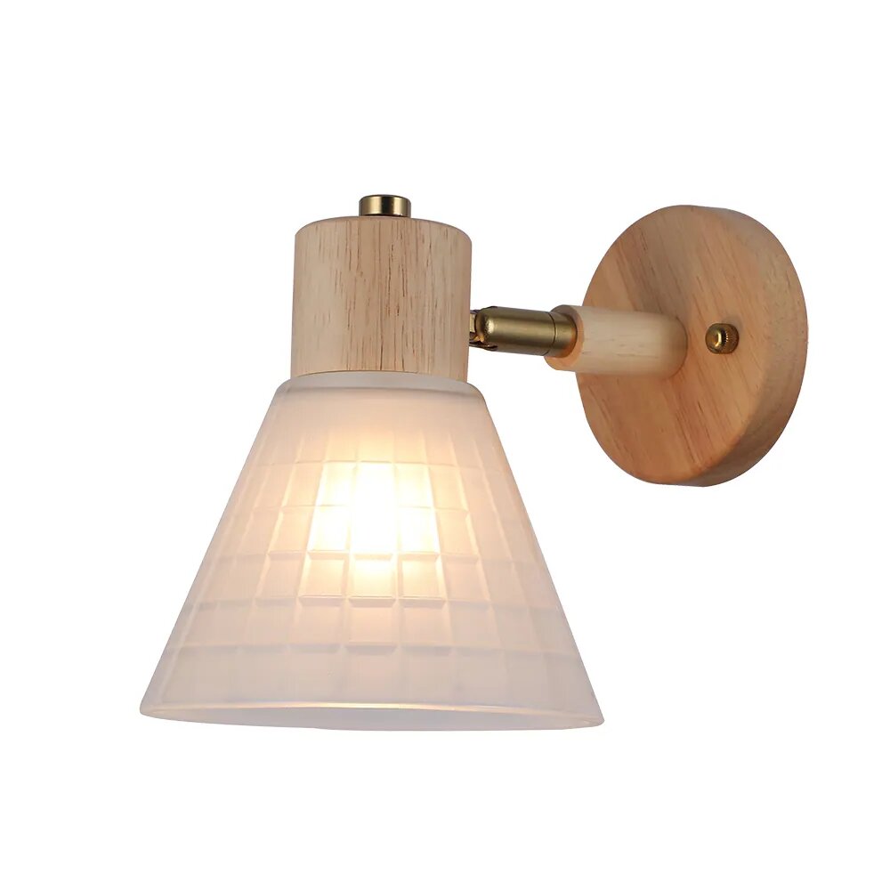 Бра Arte Lamp MELEPH A4096AP-1BR E27 60 Вт металл дерево коричневый