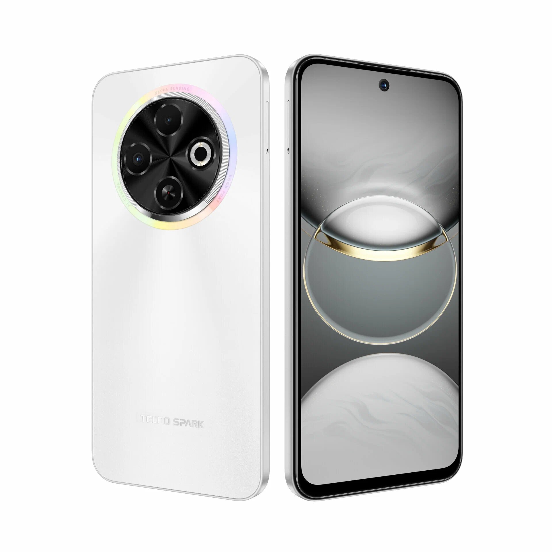 Смартфон Tecno Spark 30c, 6.5", 8GB/256GB, Orbit White, Android 14 — фото 1