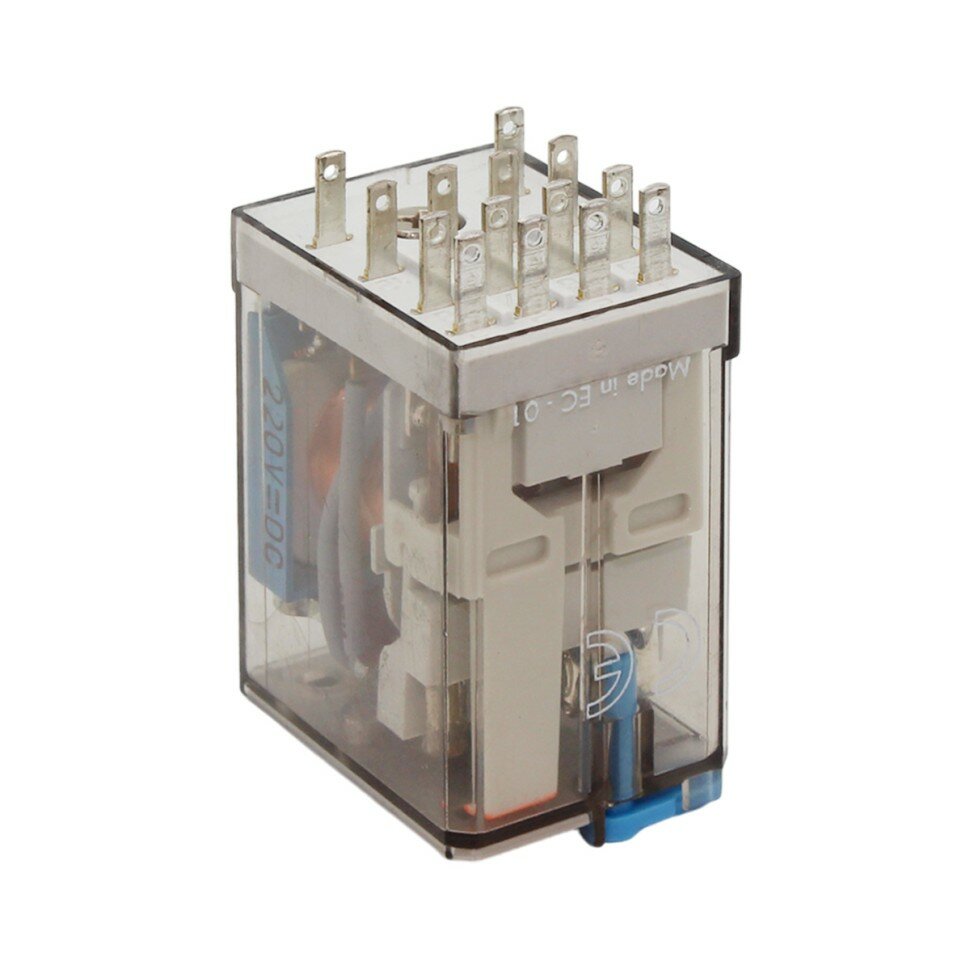 Finder 55.34.9.220.0040 Промежуточное реле 4CO 7А (= 220V DC) — фото 1