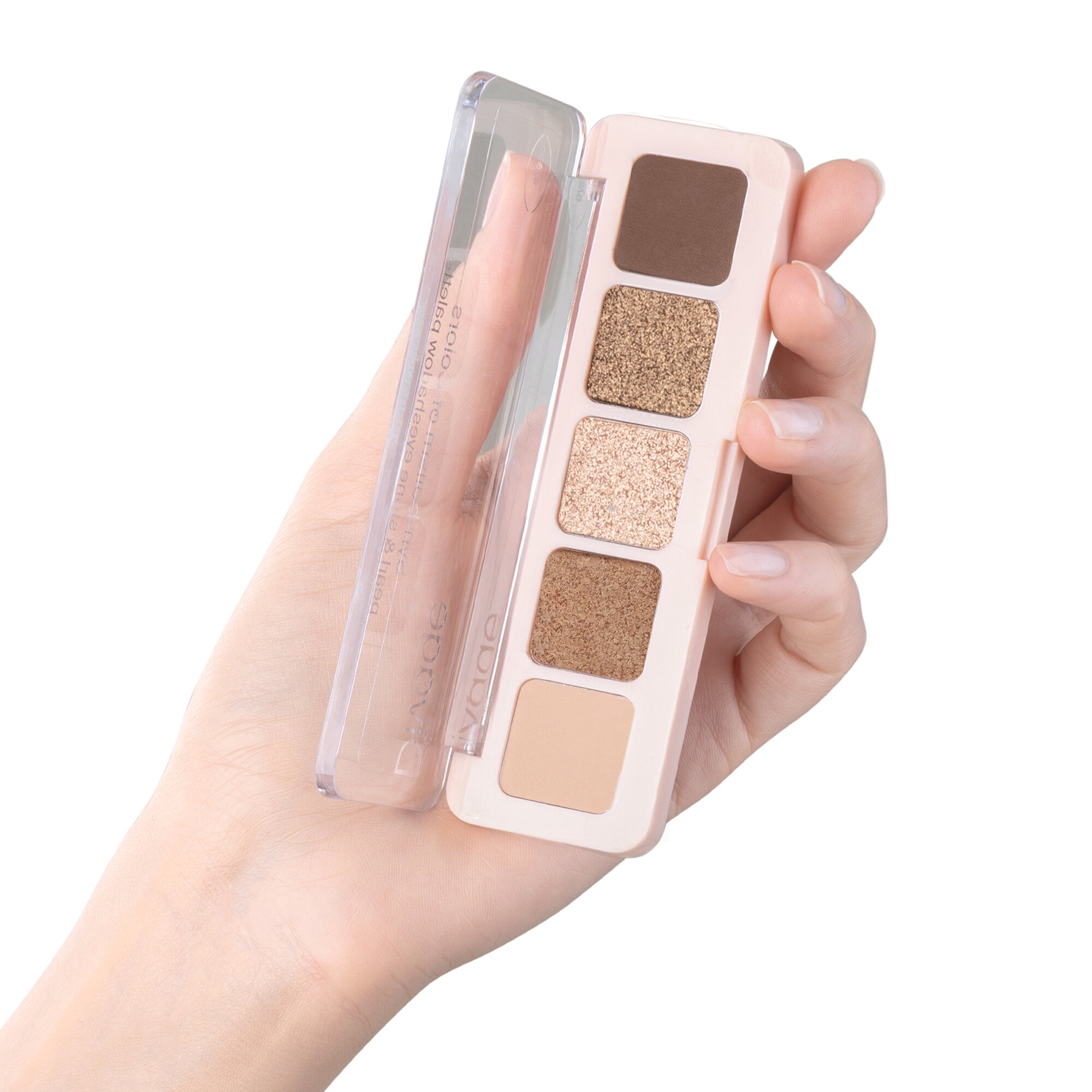 Палетка теней DIVAGE "Colors Marble&Chocolate", для век, профессиональная, матовая, 5,5 г — фото 1