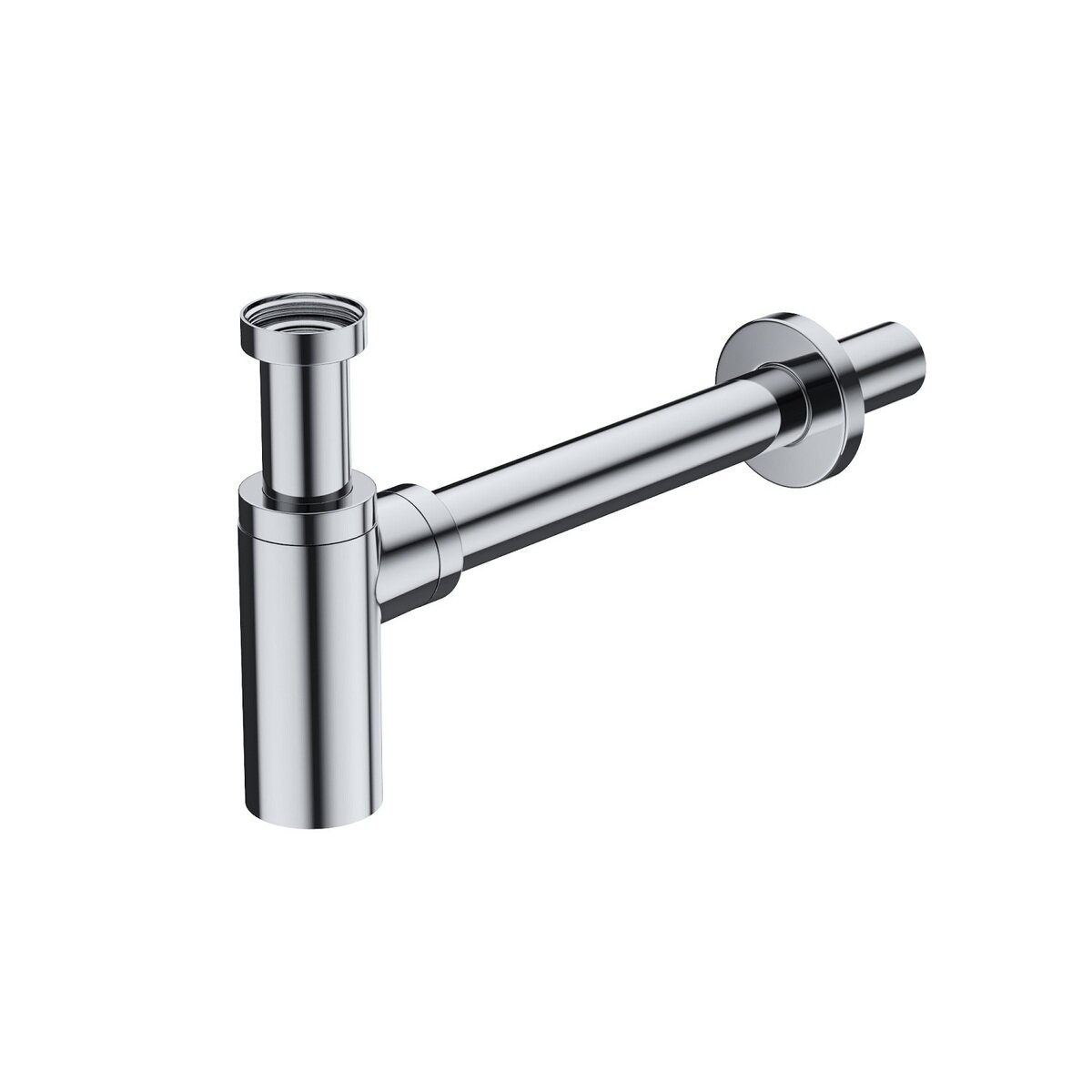 Бутылочный сифон для раковины, хром, Optima Home, IDDIS, OPTSB00i84