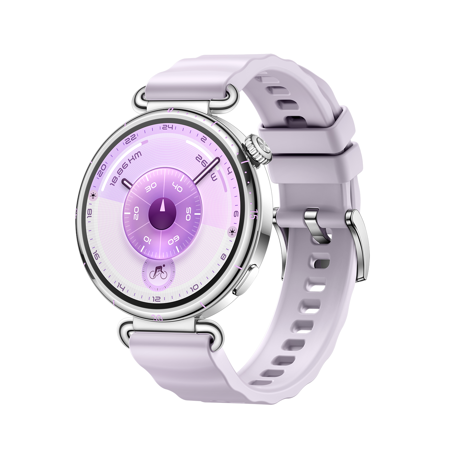 Смарт-часы HUAWEI Watch GT 6 41 мм, фиолетовый ремешок из фторэластомера (55020FVU)