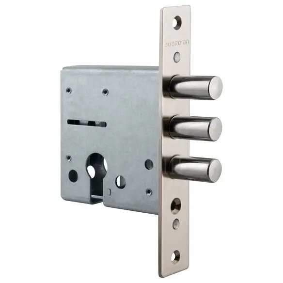 Корпус Guardian (Гардиан) врезного замка ЗВ 12.01 /123:32/ никель