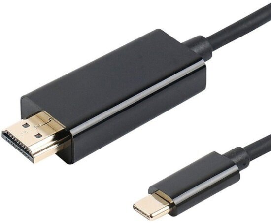 Кабель-адаптер Vcom USB 3.1 Type-Cm - HDMI A(m) 3840x2160@30Hz, 1.8m (CU423C)