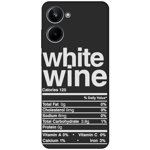 Матовый Soft Touch силиконовый чехол на Realme 10 4G, Рилми 10 4Г с 3D принтом Wine W черный матовый soft touch силиконовый чехол на realme 10 4g рилми 10 4г с 3d принтом cut it w черный