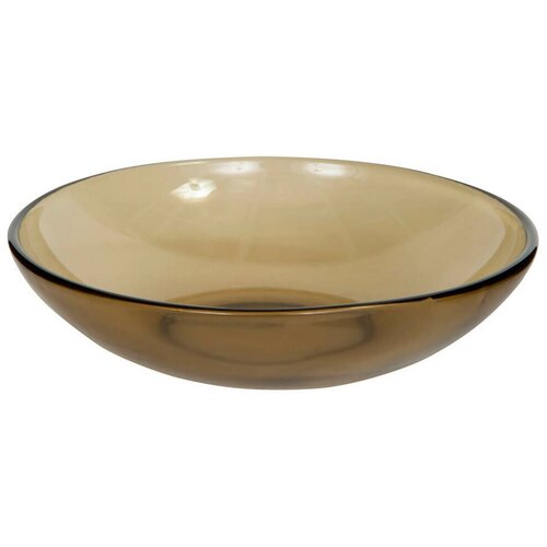 Тарелка глубокая 62070 d-19см стекло кругл. дымч.