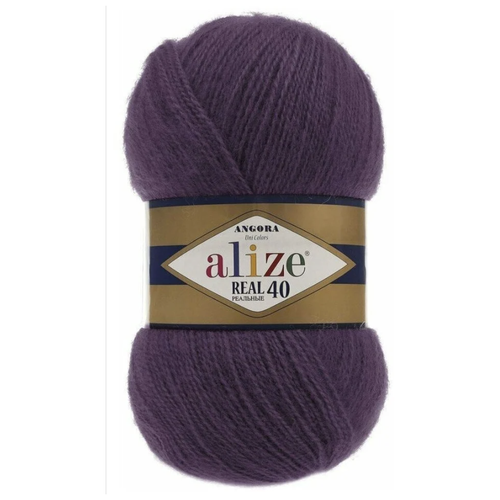 Пряжа Alize Angora Real 40, 40 % шерсть, 60 % акрил, 100 г, 430 м, 1 шт., 111 430 м пряжа angora real 40 60% акрил 40% шерсть 430м 100гр 87