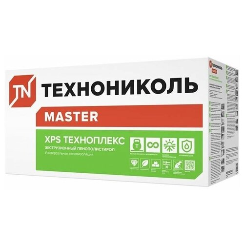 Техноплекс XPS Г4 1180х580х50мм (8шт=5,48м2=0,273м3) / технониколь Техноплекс Мастер экструзионный пенополистирол Г4 1180х580х50мм (упак. 8шт=5,48м2=0