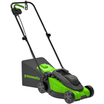 Газонокосилка электрическая Greenworks GD1200LM32, 32 см,1200Вт, - изображение