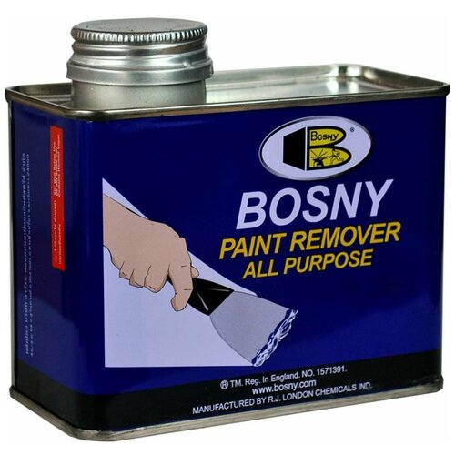 Смывка краски с металла Bosny Paint Remover, 400 гр / Удалитель старой краски / Очиститель краски. Товар уцененный kimi смывка спрей старой краски paint remover 450 мл