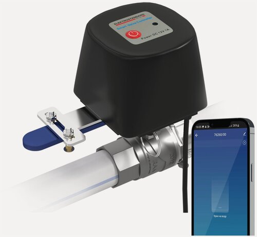 Изображение товара Умный электропривод для запорного крана Elektrostandard 76260/00 черный Умный дом