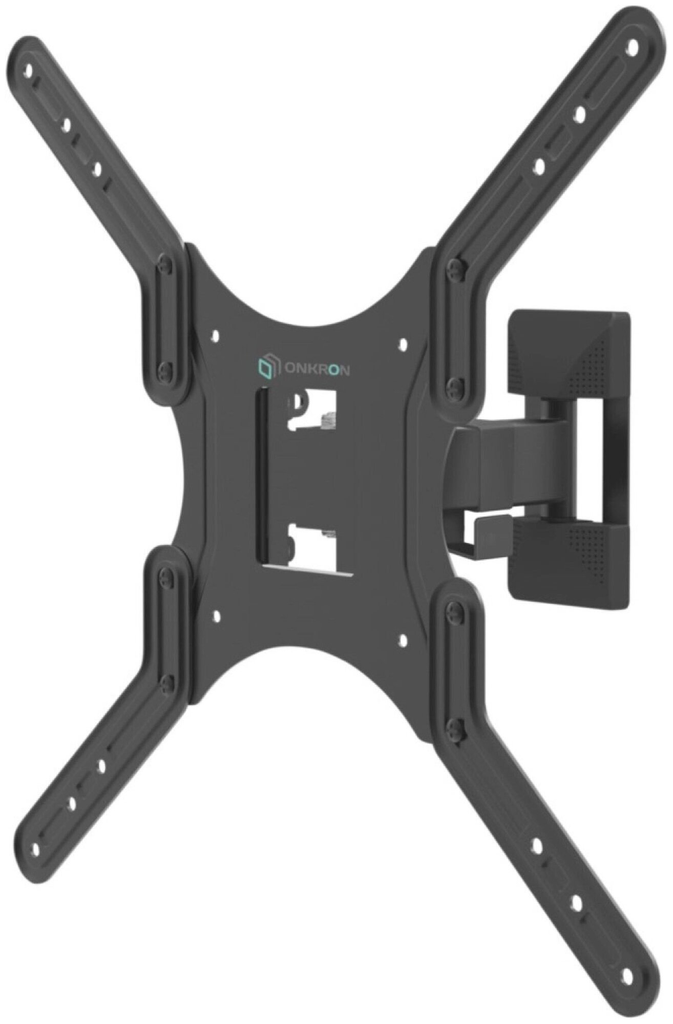 Кронштейн Onkron M2, для ТВ, наклонно-поворотный, 26"-65", 40-210 мм от стены, черный 9299137 .