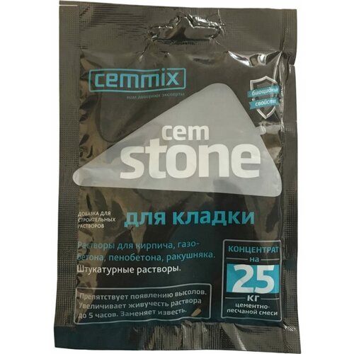 фото Добавка для кладочных и штукатурных растворов cemmix cemstone, концентрат, 50 мл