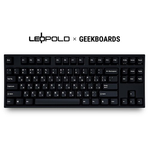 Игровая механическая клавиатура Leopold FC750R PD RU V2.0, переключатели Cherry MX Blue, русская раскладка