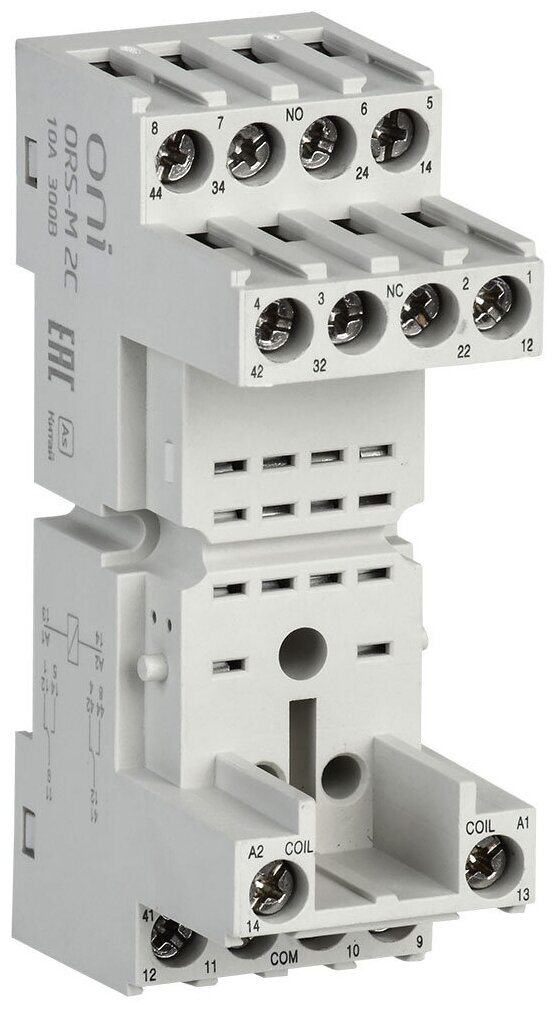 Розетка ORS-M для реле ORM 2C ONI ORS-M-1-2-G 1шт