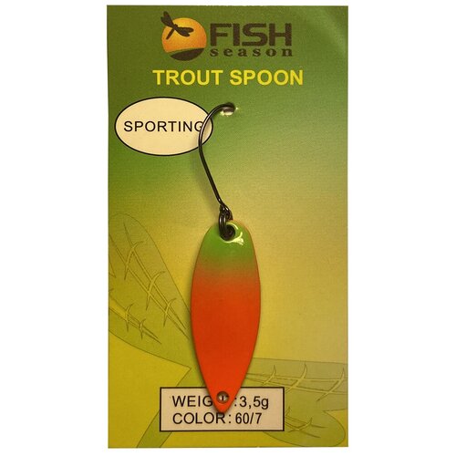 фото Блесна форелевая fish season sporting, 3,5g цвет-7 , крючок-kumho