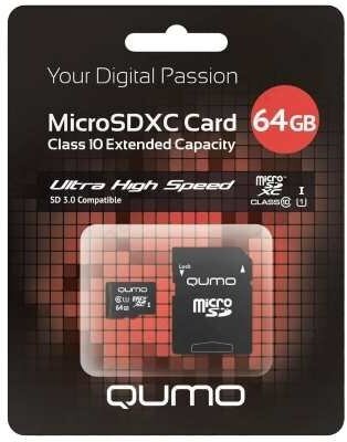 Карта памяти Qumo Micro-SD 64Gb