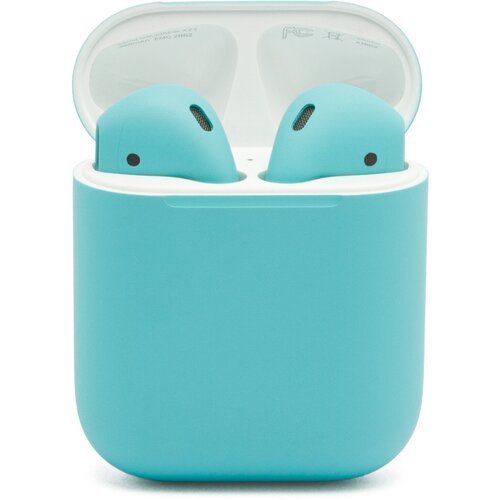 Беспроводные наушники Apple AirPods 2 Color (без беспроводной зарядки чехла), бирюзовый/матовый