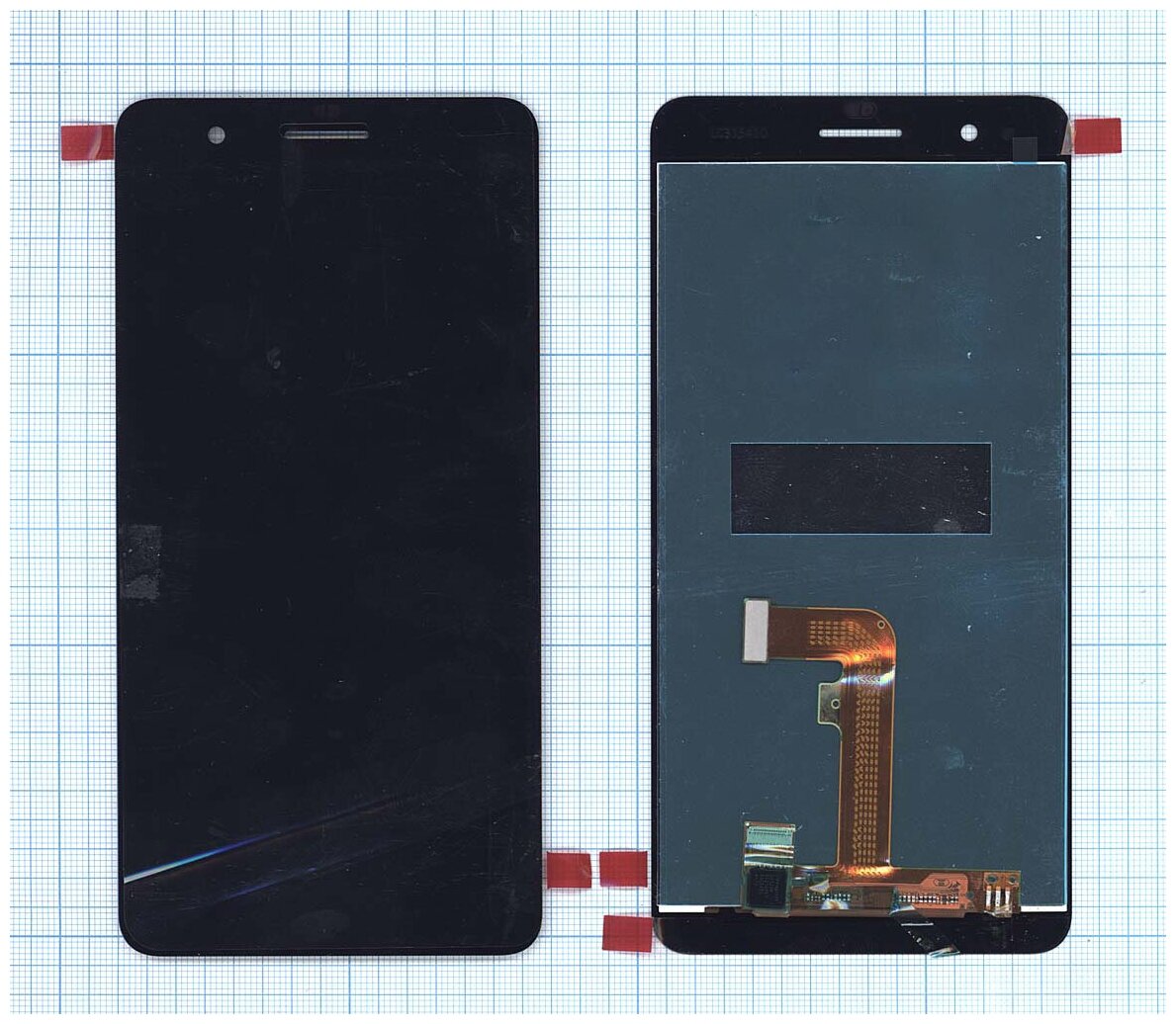 Дисплей (экран) в сборе с тачскрином для Huawei Honor 6 plus черный