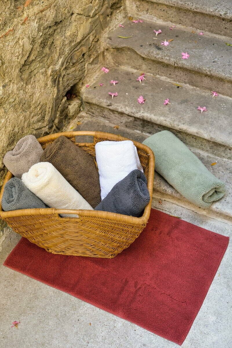 Полотенце 50x100см Hamam Pera, цвет светло-серый - фото №6