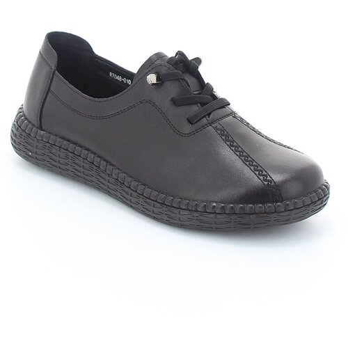 фото Туфли baden женские демисезонные, размер 37, цвет черный, артикул rz048-010